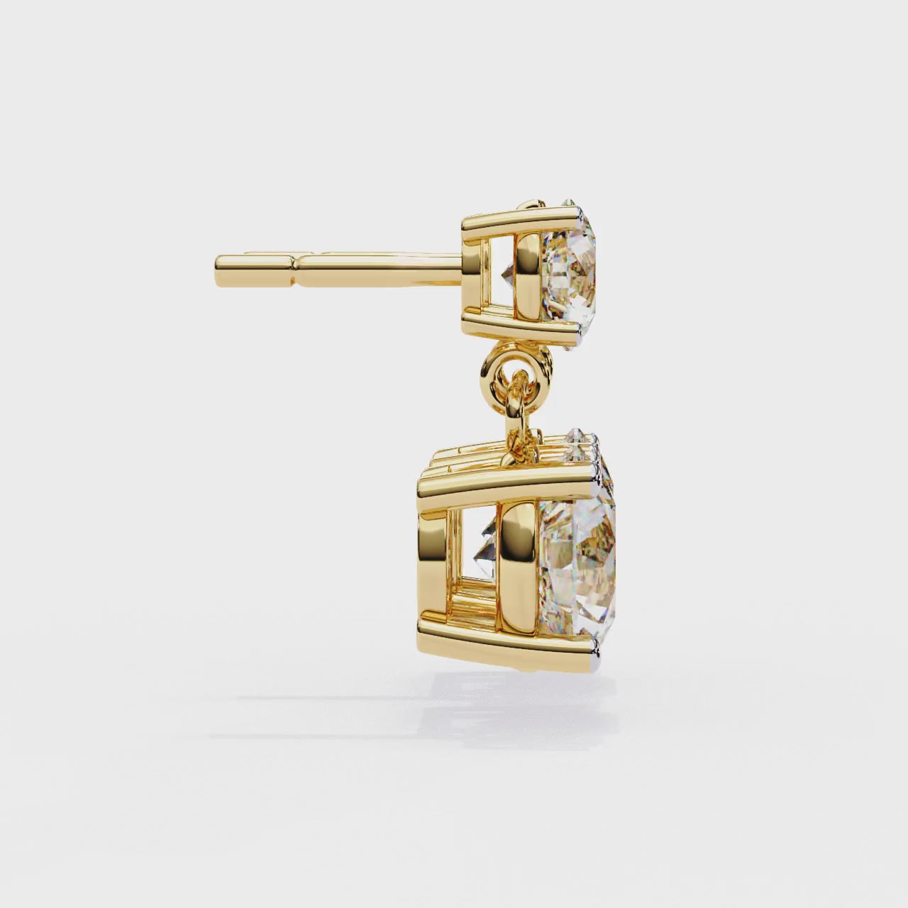 Audrey Solitaire Earring
