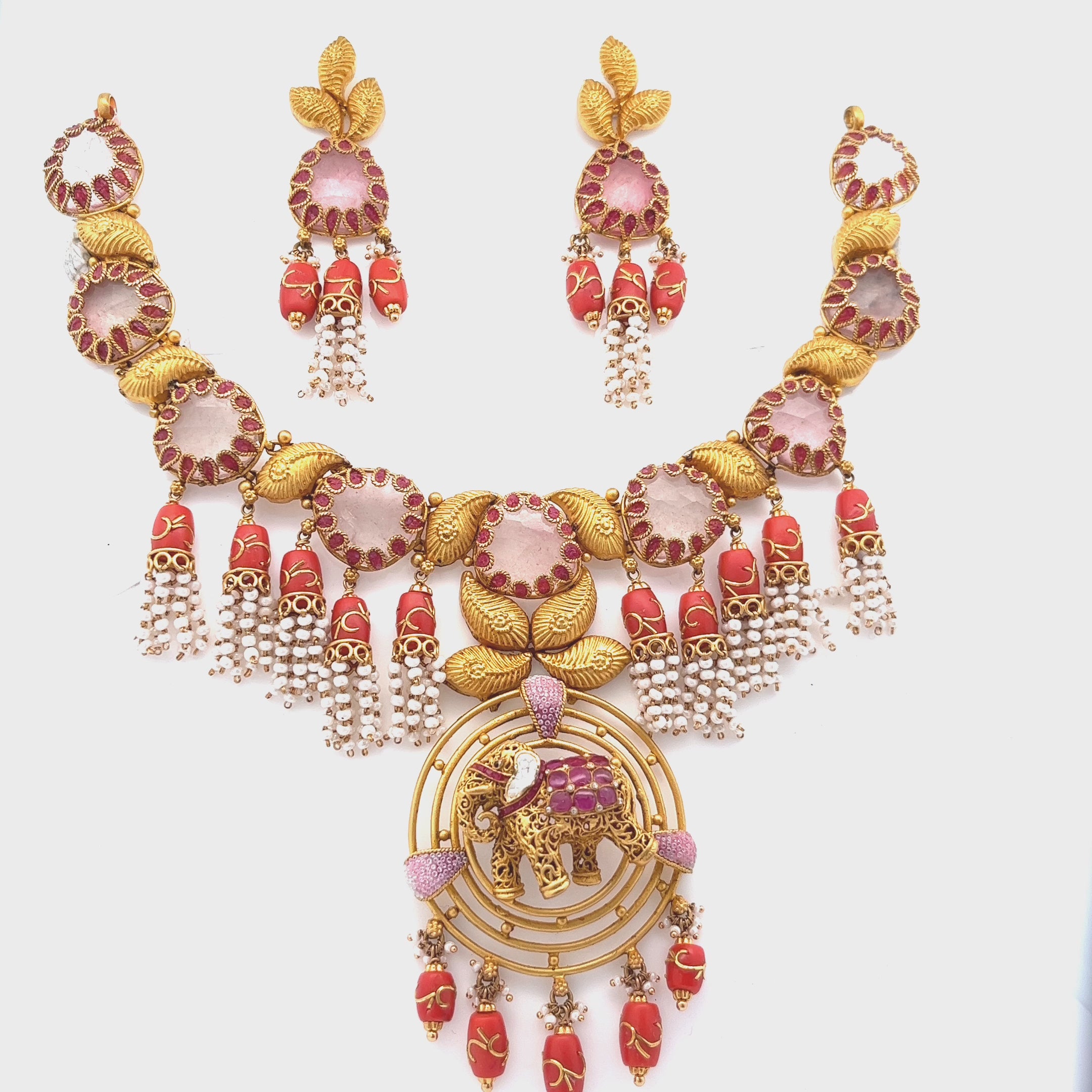 Seema Gold Necklace Set