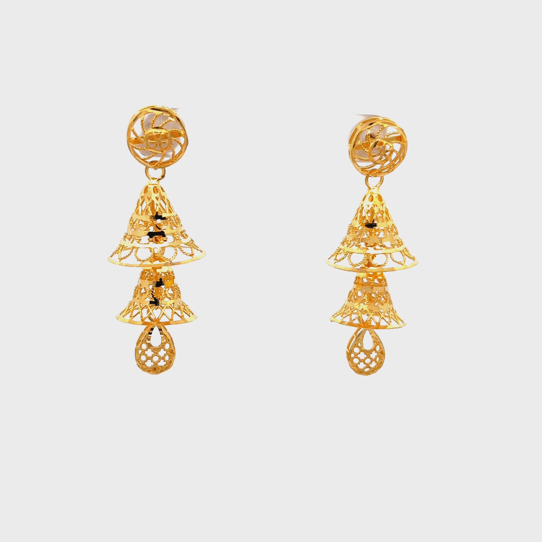Ojasvi Gold Earrings