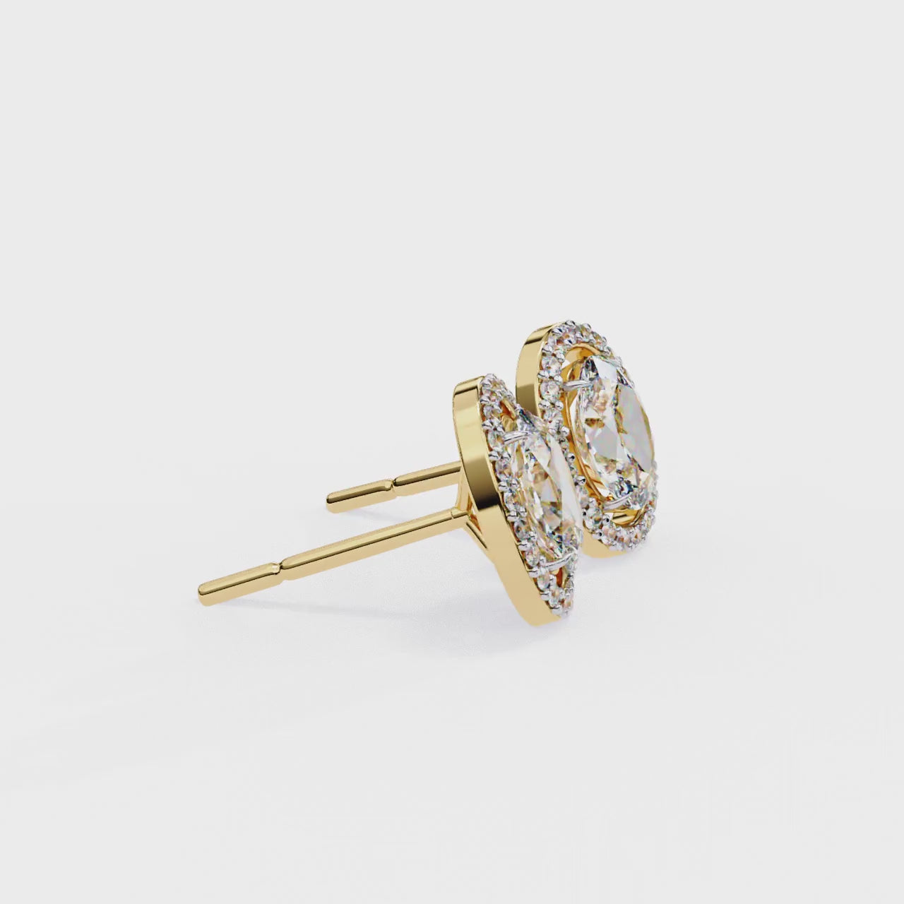 Alpha Solitaire Earring