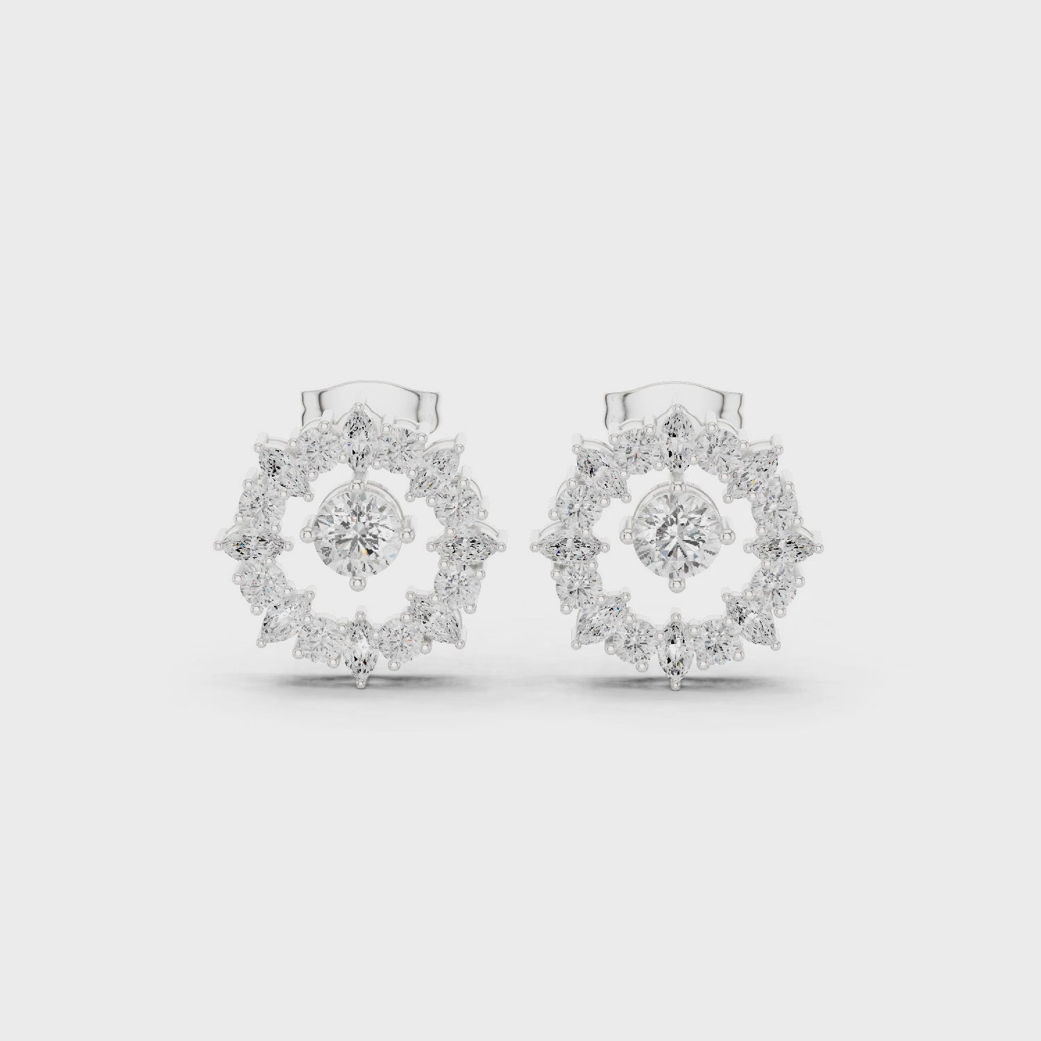 Elena Solitaire Earring