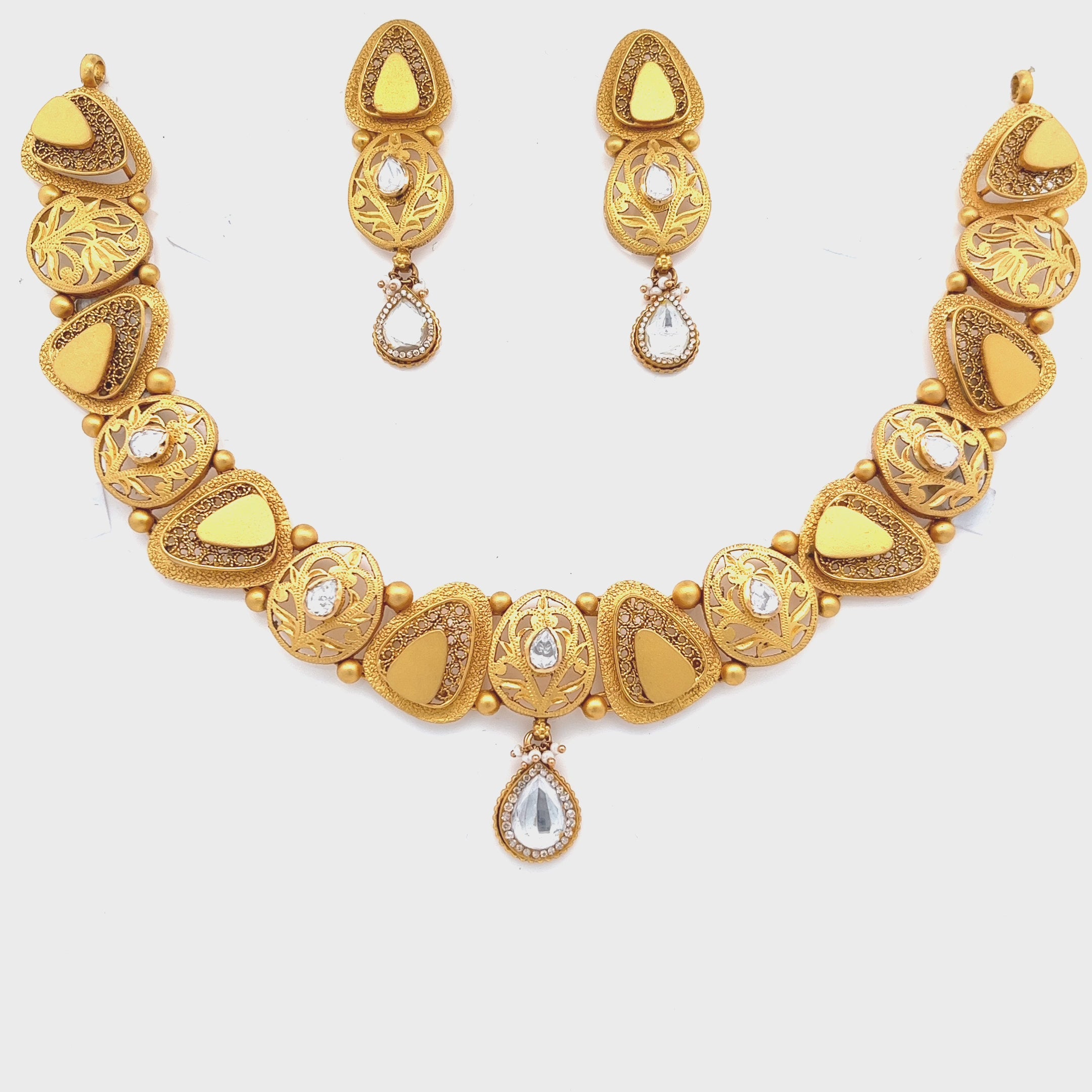 Shanti Gold Necklace Set