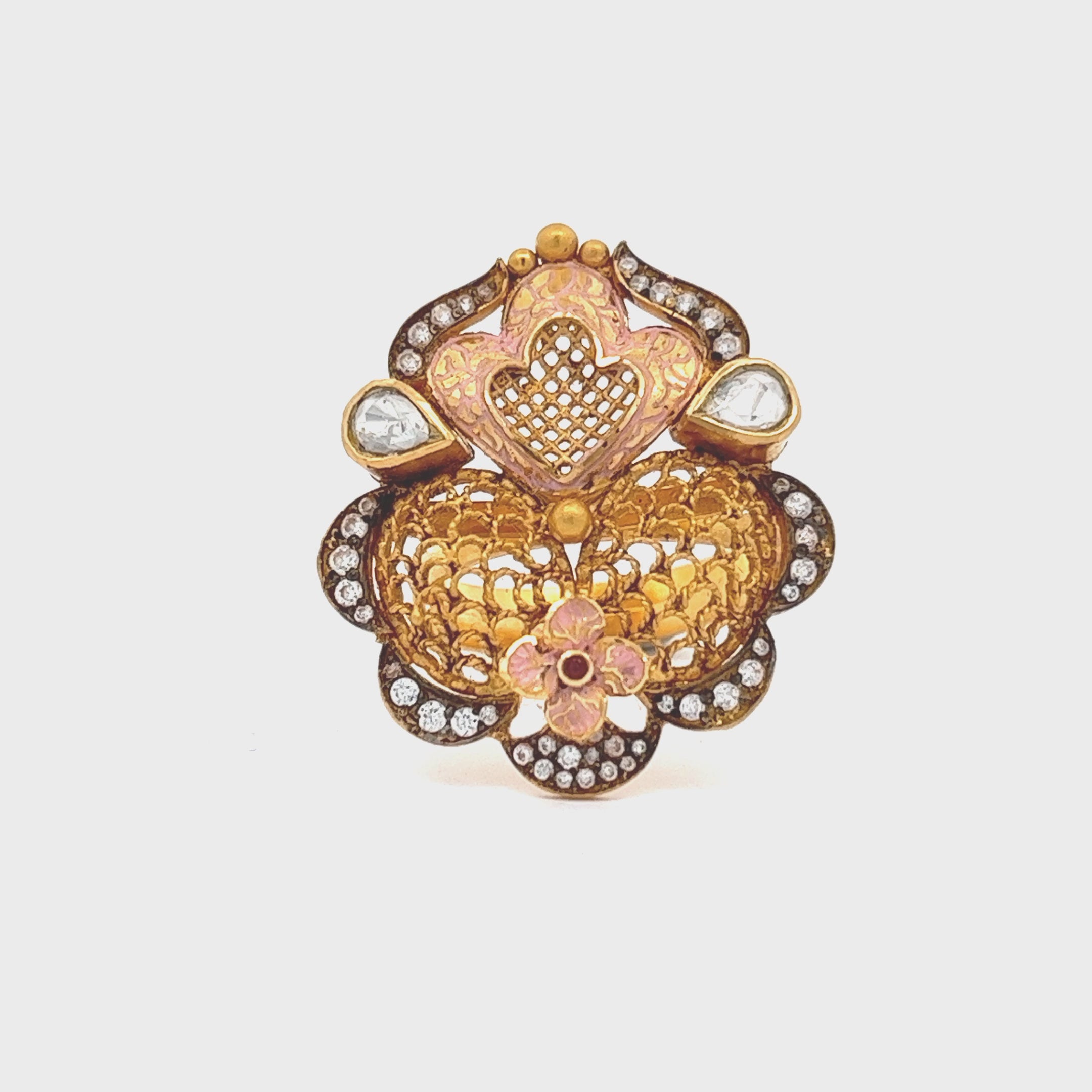 Esha Gold Ring