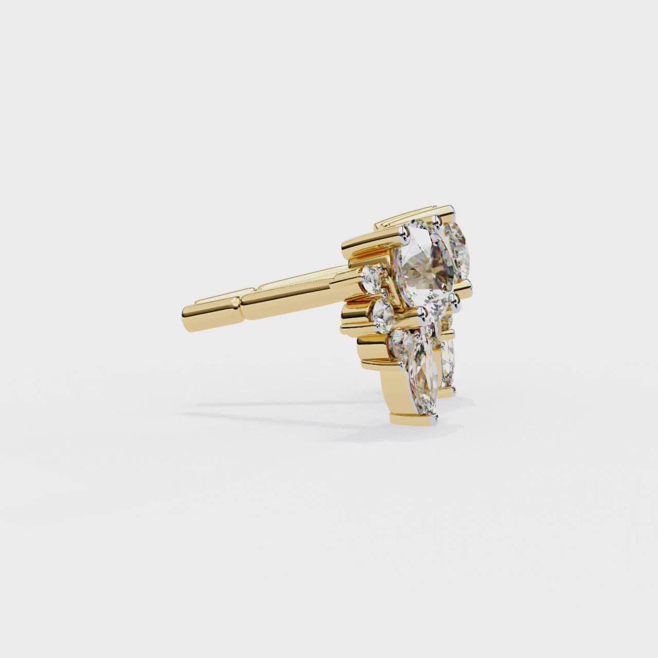 Roxanne Solitaire Earring