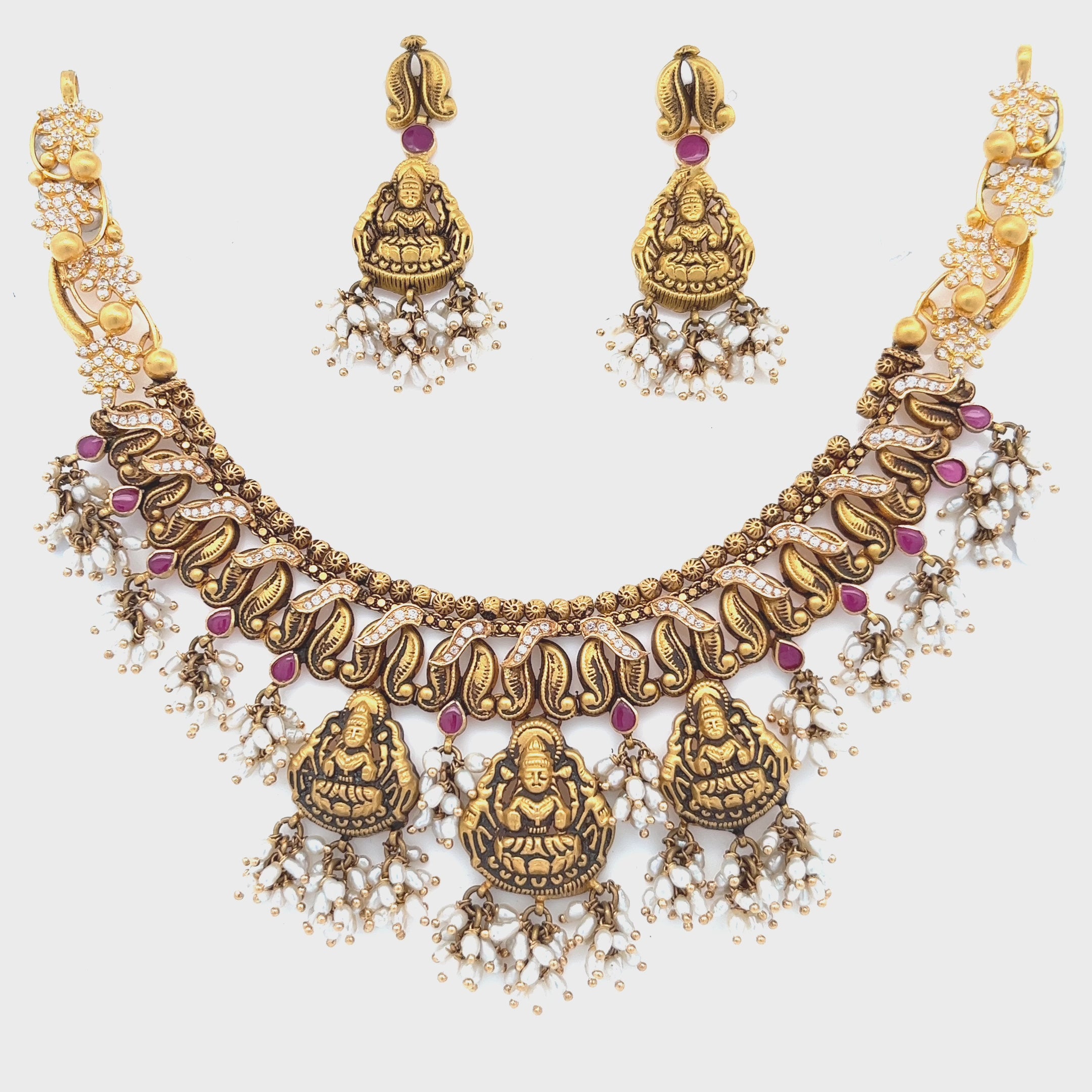 Kasi Gold Necklace Set