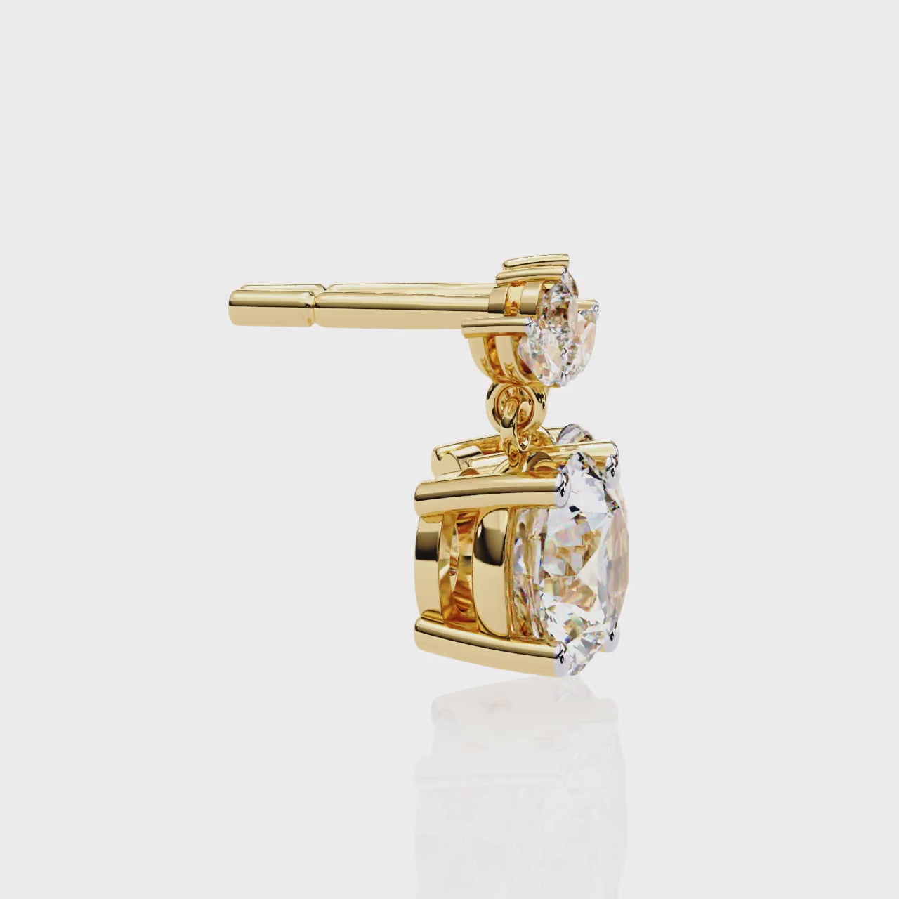 Gloria Solitaire Earring